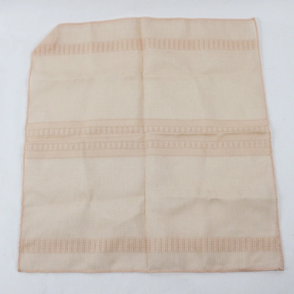 Lot Of 2 Unbranded Matching Peach Pink Woven Fabric Napkins 17" x 16"