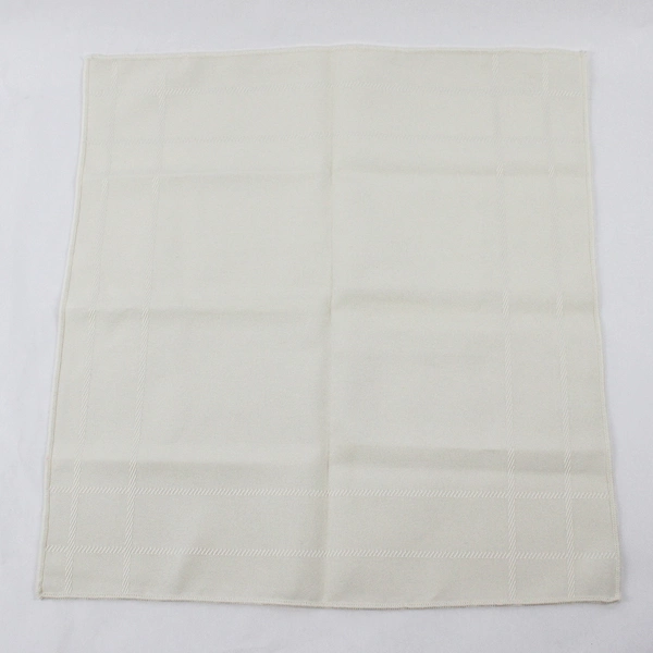 Lot Of 3 Unbranded Matching Solid Cream Color Fabric Napkins 18" x 17"