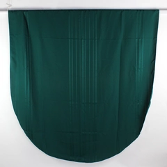 Unbranded Solid Forest Green Color Polyester Oval Tablecloth 56" x 100"