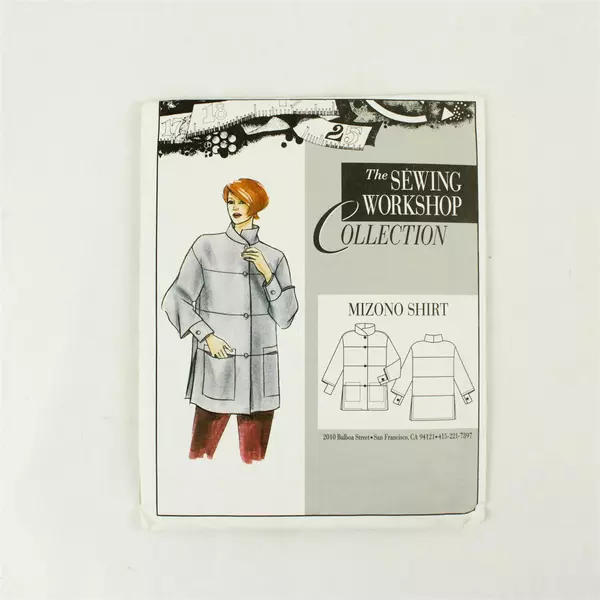 The Sewing Workshop Collection Mizono Shirt Pattern Women's (XS-XXL) 2010