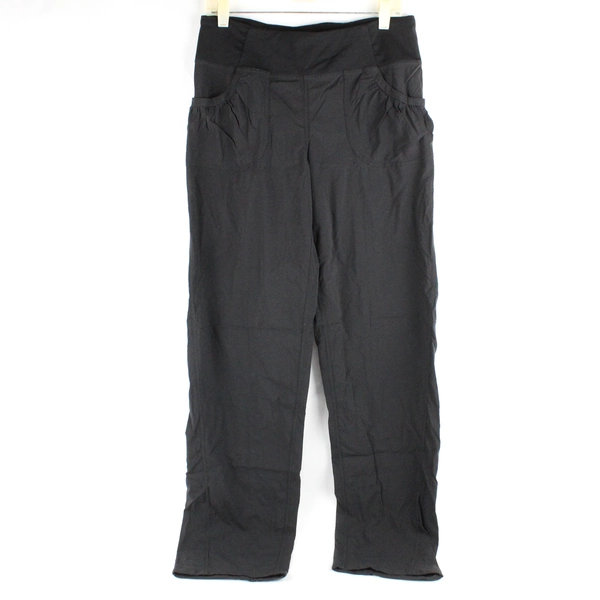 PrAna Women's L Black Summit Straight Leg Pull On Pants with Pockets