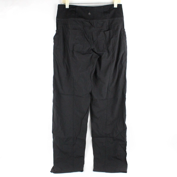 PrAna Women's L Black Summit Straight Leg Pull On Pants with Pockets