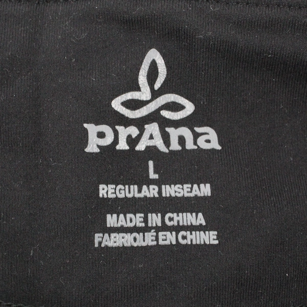 PrAna Women's L Black Summit Straight Leg Pull On Pants with Pockets