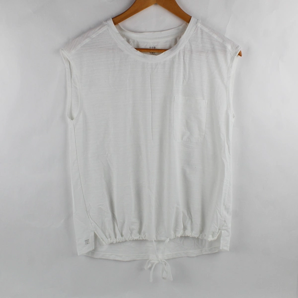 Title Nine Women’s Size M White Upland Sleeveless Sun Shirt