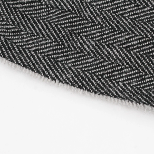 Old Navy Herringbone Patterned Black & Gray Woven Scarf 70" Unisex