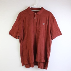 Chaps Embroidered Red Cotton Polo Shirt Men's Size Large