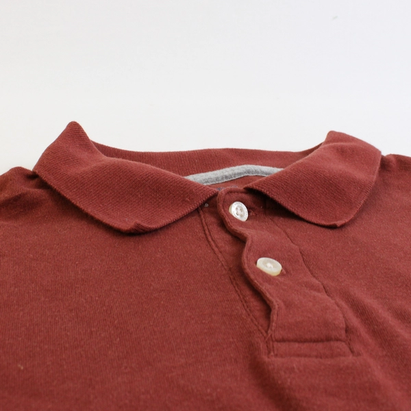 Chaps Embroidered Red Cotton Polo Shirt Men's Size Large
