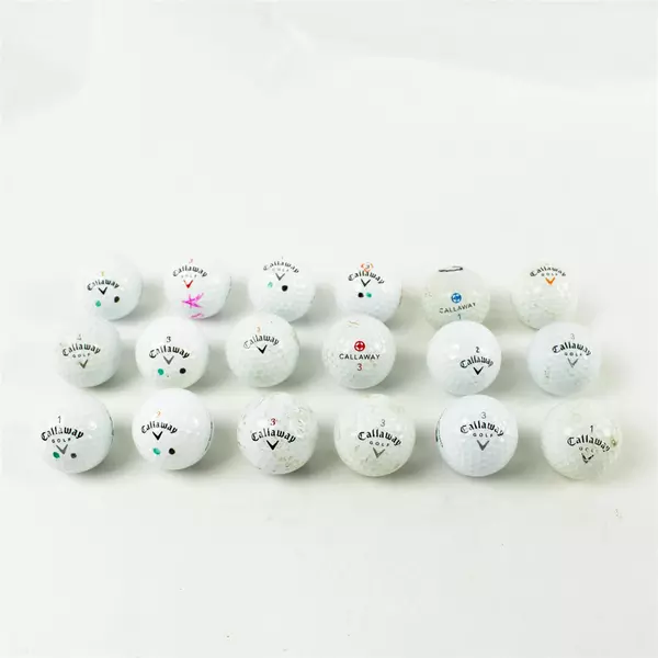 Lot of 18 Callaway Golf Balls Used Pre-Owned