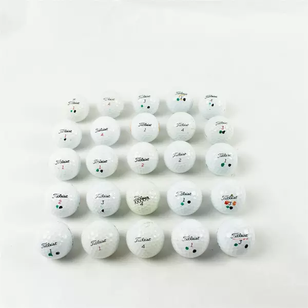 Lot of 25 Titleist Used Golf Balls Pre-Owned Range/Practice