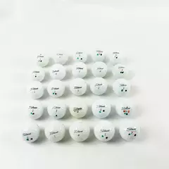 Lot of 25 Titleist Used Golf Balls Pre-Owned Range/Practice