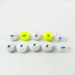 Lot of 10 Bridgestone Used Golf Balls Pre-Owned Practice Range