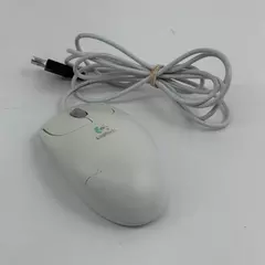 Logitech First Pilot White Wheel Mouse USB/PS2 Untested