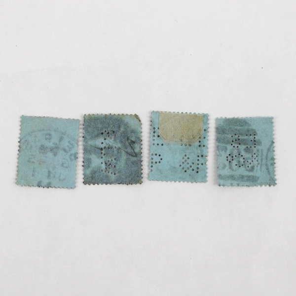 Lot Of 4 Great Britain Queen Victoria Jubilee 2 1/2d Stamps Used