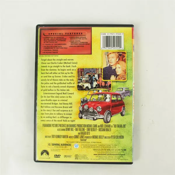 The Italian Job DVD, Collector's Edition 1969 Paramount Pictures Michael Caine