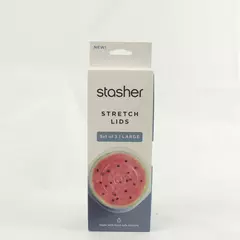 Set of 3 Stasher Stretch Lids Large Reusable New