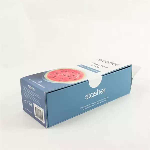 Set of 3 Stasher Stretch Lids Large Reusable New