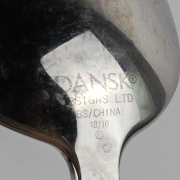 Set of 4 Dansk Escapade 18/10 Stainless Steel Oval Soup Spoons