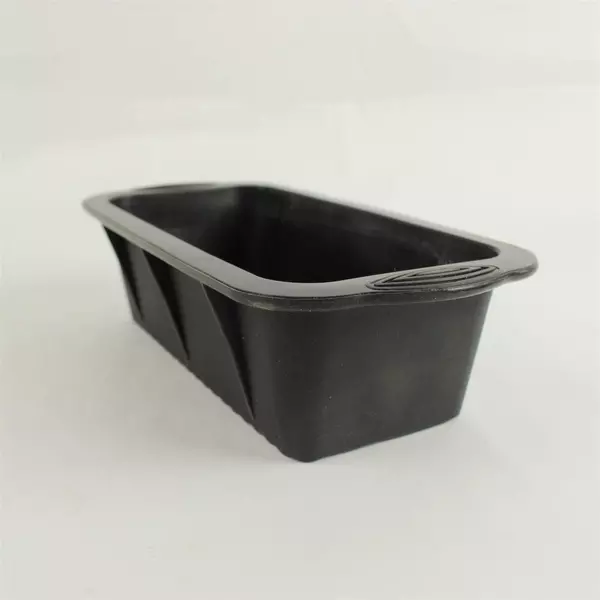 Set of 3 Black Silicone Bread Pans - Used, Slight Wear