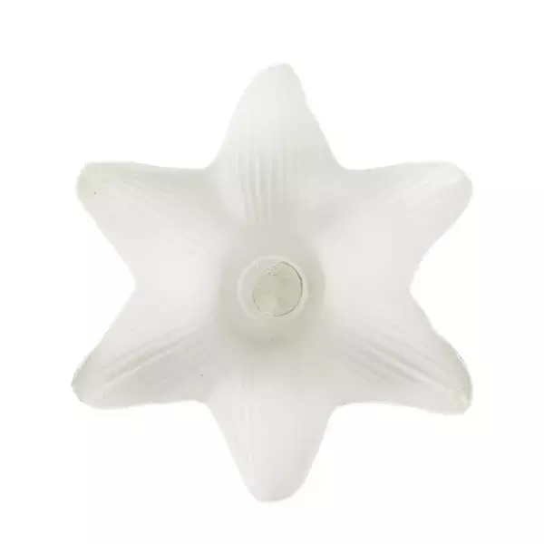 Frosted Satin Glass Lotus Candle Holder Tea Light Votive Decorative