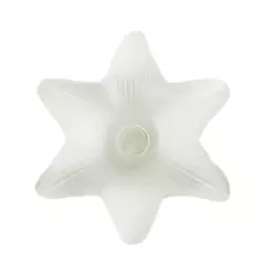 Frosted Satin Glass Lotus Candle Holder Tea Light Votive Decorative