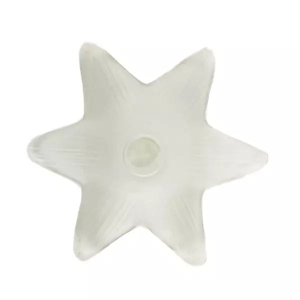 Frosted Satin Glass Lotus Candle Holder Tea Light Votive Decorative