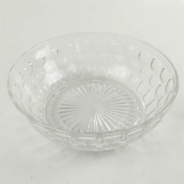 Federal Glass Yorktown Colonial Jubilee 8" Glass Serving Bowl