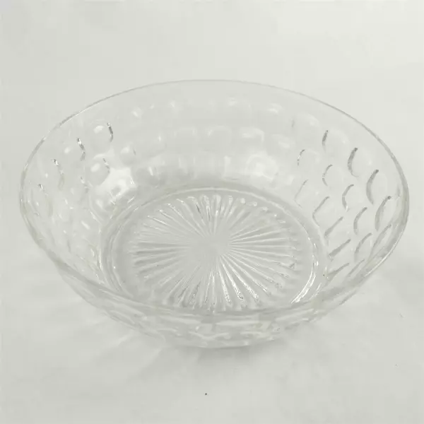 Federal Glass Yorktown Colonial Jubilee 8" Glass Serving Bowl