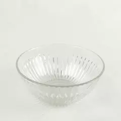 KIG Malaysia Ribbed Starburst Glass Mixing & Serving Bowl 5.5 in