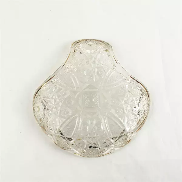 Antique Early American Pressed Glass Divided Pickle Relish Tray