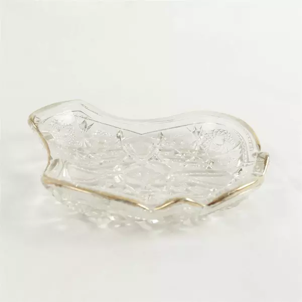 Antique Early American Pressed Glass Divided Pickle Relish Tray