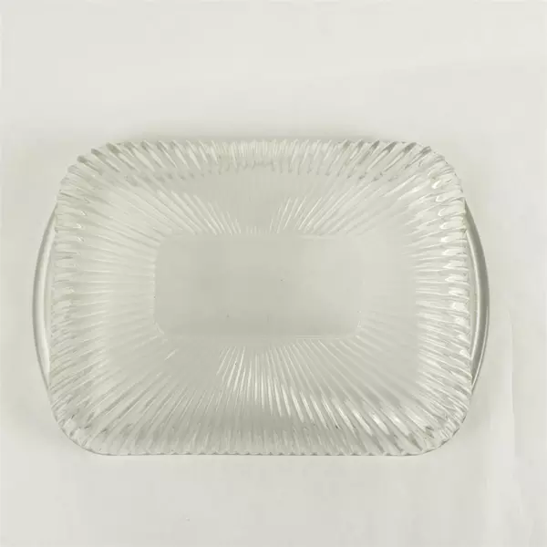 Vintage Anchor Hocking Queen Mary Ribbed Rectangular Glass Casserole Dish