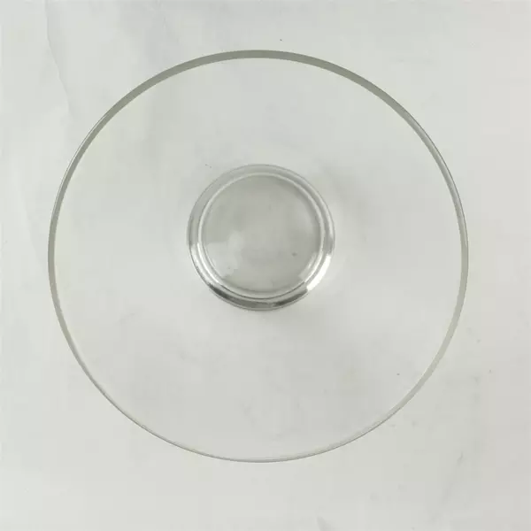 Clear Glass Footed Serving Bowl 11in Round Pedestal Salad Fruit Bowl