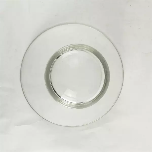 Clear Glass Footed Serving Bowl 11in Round Pedestal Salad Fruit Bowl
