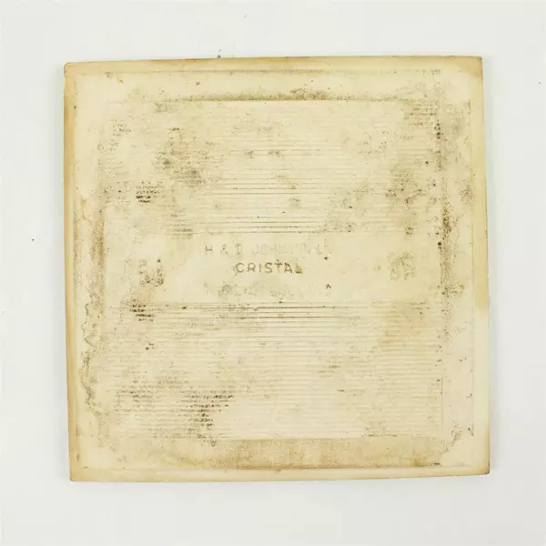 H & R Johnson LTD Square Delft Blue Windmill Tile 4.25in