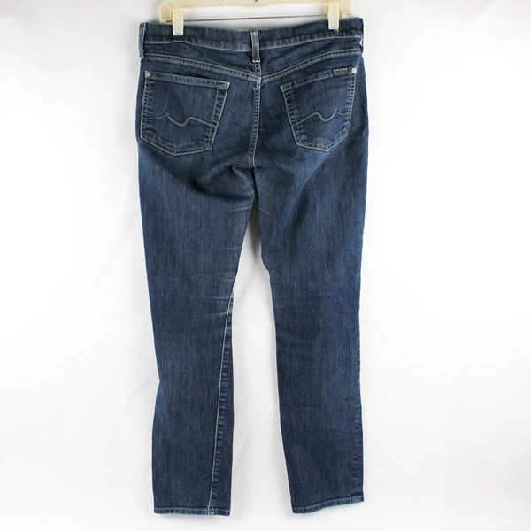 7 For All Mankind Jeans Women's 28 Gwenevere Dark Wash Ankle Skinny Denim Jeans