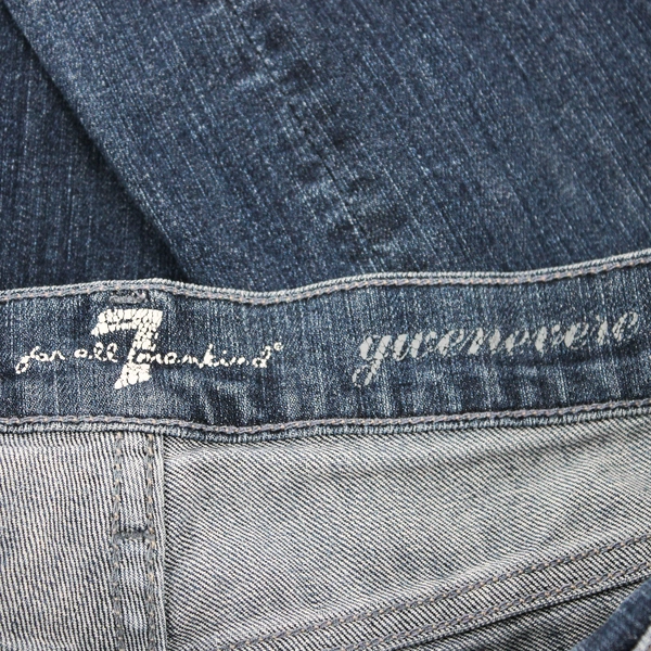7 For All Mankind Jeans Women's 28 Gwenevere Dark Wash Ankle Skinny Denim Jeans