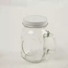 Golden Harvest Mini Mason Jar w/ Lid Clear Glass Small Storage 3.5in