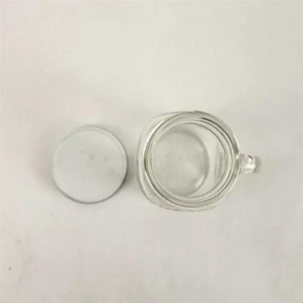 Golden Harvest Mini Mason Jar w/ Lid Clear Glass Small Storage 3.5in