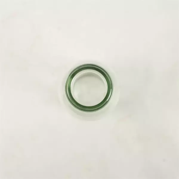 Clear Glass Bottle 7.5in Tall Decorative Vase Craft Display