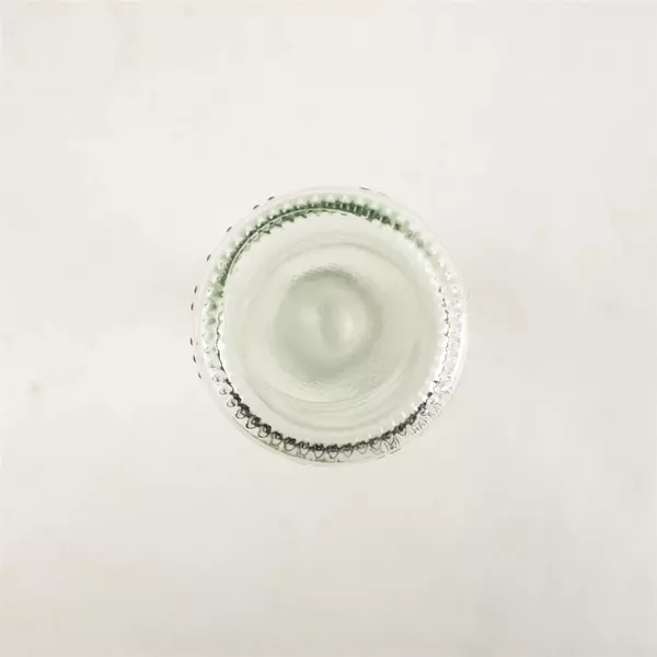 Clear Glass Bottle 7.5in Tall Decorative Vase Craft Display