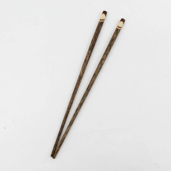 Lot Of 4 (Sets Of 2 Pairs) Unbranded Solid Wooden Brown Chopsticks 10" Long