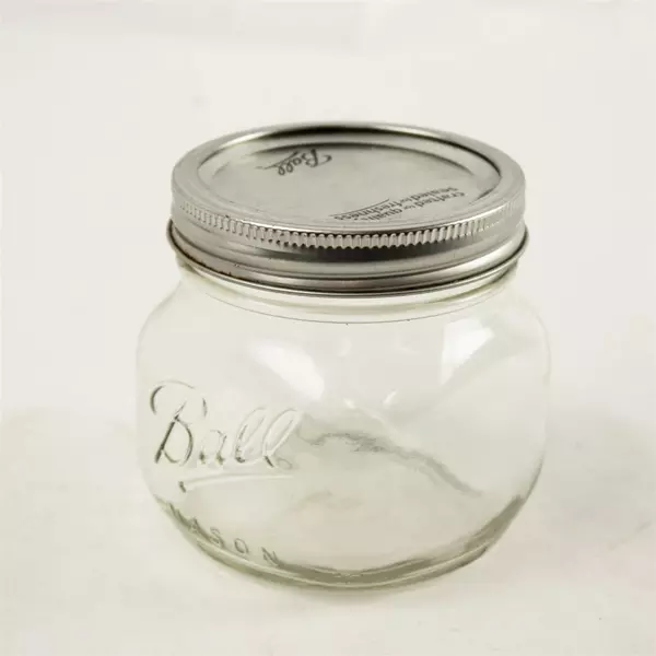 Ball Mason Jar Glass w/ SureTight Lid Used Canning Storage Jar