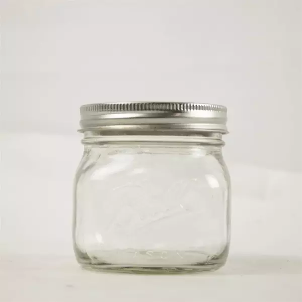 Ball Mason Jar Glass w/ SureTight Lid Used Canning Storage Jar