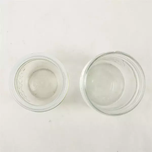 Lot of 2 Small Mason Jars for Jelly Jam Storage Crafts No Lids Ring Included