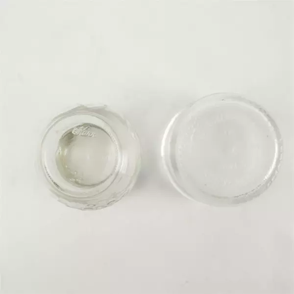 Lot of 2 Small Mason Jars for Jelly Jam Storage Crafts No Lids Ring Included