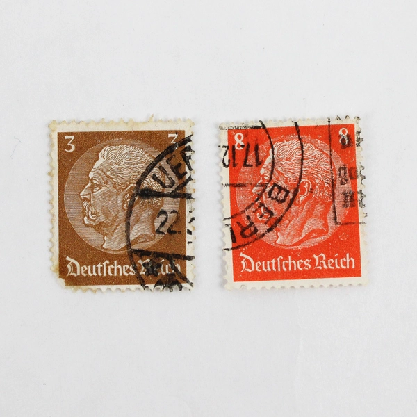 Lot Of 10 Germany Hindenburg 3/5/6/8/12/15/20/25 Pfennig Stamps Used 1930s