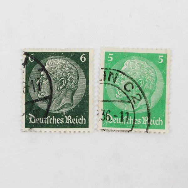 Lot Of 10 Germany Hindenburg 3/5/6/8/12/15/20/25 Pfennig Stamps Used 1930s