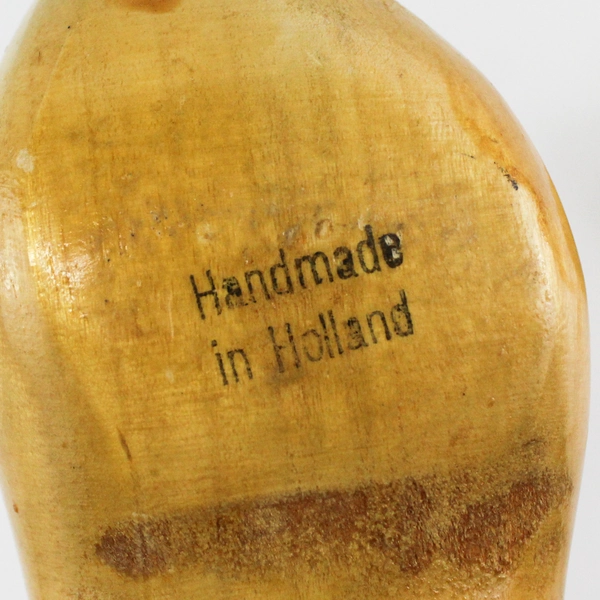 Hand Painted Souvenir Clogs From Holland Windmill Pattern