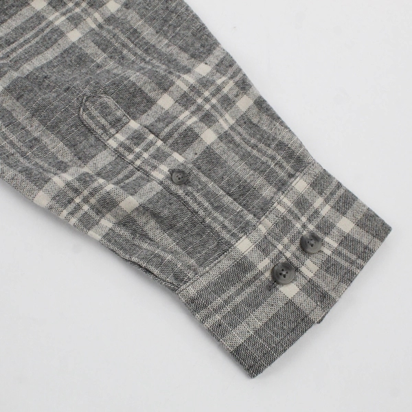 Weatherproof Gray Flannel Long Sleeve Button Up Men's Shirt Size XL