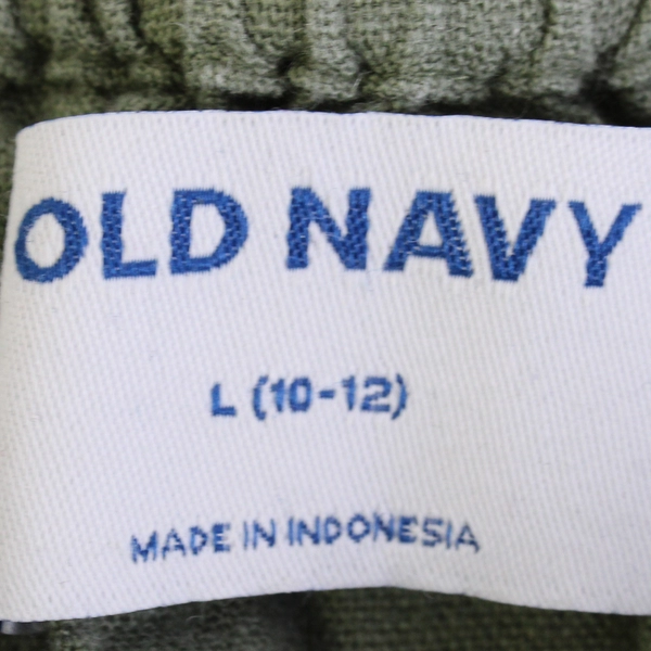 Old Navy Green Cross Strap Linen Blend Dress Girls' Size Large 10-12